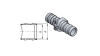 CLAMP AISI 304 21300 для шланга DN 32 NIOB