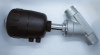 Клапан CF8M (AISI 316)/PTFE R2000HY с/с седельный наклонный с пневмоприводом н/з DN 15 (19х1,5) KST