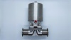 Клапан AISI 316L/PTFE ASME BPE 55405-3 CLAMP/CLAMP мембранный с пневмоприводом н/з 1