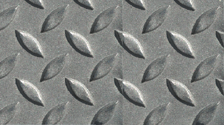 Лист рифленый (чечевица) г/к AISI 304/304L (1.4301/1.4307) 3х1000х2000 а