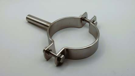 Хомут AISI 304 трубный с держателем DN 300(306)